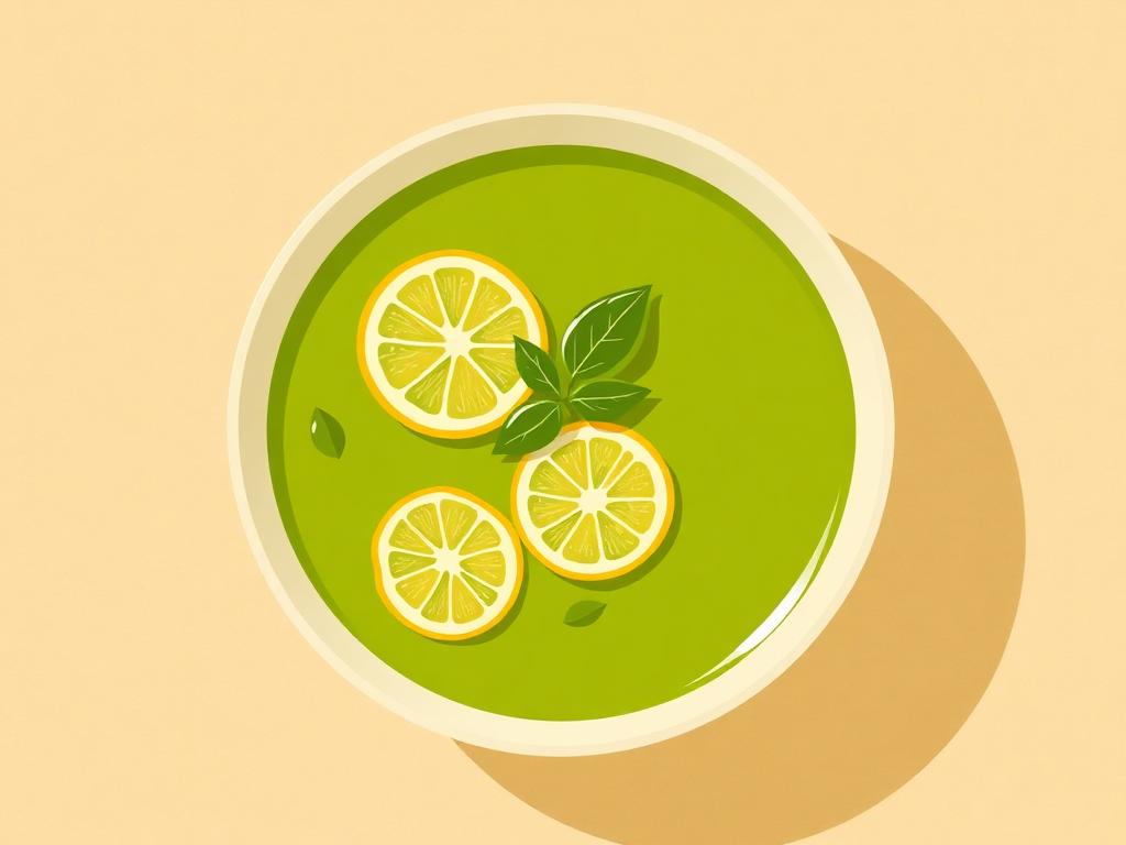 Tekening bij Groene curry met limoenschijven